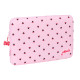 Funda para Portátil Minnie Mouse Naive Rosa 15,6'' 39,5 x 27,5 x 3,5 cm