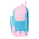 School Bag Benetton Unique Pink Turquoise 32 x 42 x 15 cm