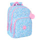 School Bag Vicky Martín Berrocal Paraíso Blue Pink 32 x 42 x 15 cm