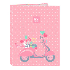 Ring binder Moos Passion Multicolour A4 26.5 x 33 x 4 cm