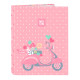 Carpeta de anillas Moos Passion Multicolor A4 26.5 x 33 x 4 cm