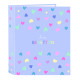 Carpeta de anillas Benetton Lila Lila A4 27 x 33 x 6 cm