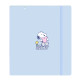 Carpeta de anillas Snoopy Love Azul 27 X 32 X 4 cm