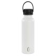 Botella Térmica Real Madrid C.F. Blanco Gris Poliéster Silicona Acero Inoxidable