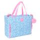 Maletín para Portátil Vicky Martín Berrocal Paraíso Azul Rosa claro 40 x 31 x 17 cm