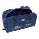Neceser de Viaje Benetton Damero Azul marino 31 x 14 x 19 cm