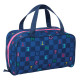 Neceser de Viaje Benetton Damero Azul marino 31 x 14 x 19 cm