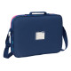 School Bag Benetton Damero Navy Blue 38 x 28 x 6 cm