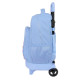 Mochila Escolar Smiley Joyful Azul Multicolor 33 x 45 x 22 cm
