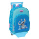 Mochila Escolar con Ruedas Lilo & Stitch Hawaii Azul 26 x 34 x 11 cm