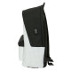 Mochila para Portátil Real Madrid C.F. 24/25 Blanco Gris 31 x 44 x 18 cm 15,6
