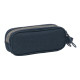 Portatodo Doble Kappa Dark navy Gris Azul marino 21 x 8 x 6 cm