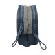 Portatodo Doble Kappa Dark navy Gris Azul marino 21 x 8 x 6 cm