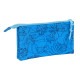 School Case Stitch Blue 22 x 12 x 3 cm