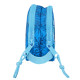 School Case Stitch Double zip Blue 21 x 8 x 6 cm