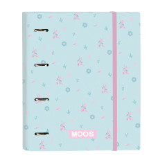Carpeta de anillas Moos Garden 27 x 32 x 3.5 cm Turquesa