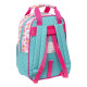 School Bag The Bellies 20 x 28 x 8 cm Purple Turquoise White