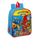 Mochila Escolar SuperThings Rescue force Azul 22 x 27 x 10 cm