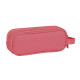 Portatodo Doble Safta Marsala Granate 21 x 8 x 6 cm