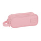 Portatodo Doble Safta Rosa 21 x 8 x 6 cm