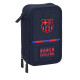 School Case with Accessories F.C. Barcelona 12.5 x 20.5 x 6 cm (41 Pieces)