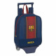 Mochila Escolar con Ruedas 805 F.C. Barcelona M280 Granate Azul marino