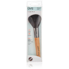 Brocha de Maquillaje QVS Madera Natural