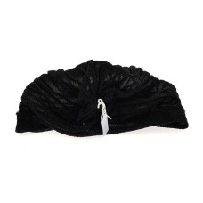 Gorro Araban Negro Plegado Lurex