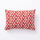 Cushion Benetton White Red Pear 35 x 50 cm