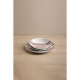 Dinnerware Set Beverly Hills Polo Club Blue Red Porcelain Stripes 12 Pieces