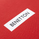 Cushion Benetton Yellow Red Apple 40 x 40 cm Squared