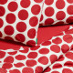 Bedding set Benetton Red 3 Pieces
