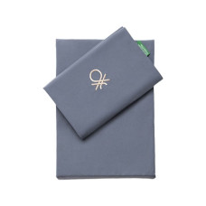 Duvet cover set Benetton TEVERE Dark blue 150 x 240 cm 2 Pieces