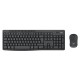 Keyboard and Mouse Logitech MK370 Graphite Qwerty hebreo