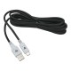 USB Cable Powera 1516957-01 Black 3 m (1 Unit)