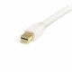 Mini DisplayPort to DisplayPort Cable Startech MDP2DPMM2MW          (2 m) White 4K Ultra HD