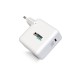 Wall Charger + USB C Cable Urban Factory GSC65UF White