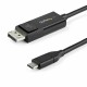 USB C to DisplayPort Adapter Startech CDP2DP2MBD           Black