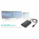 DisplayPort to HDMI Adapter i-Tec C31DUAL4KHDMI        Black 4K Ultra HD