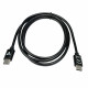 Cable USB C V7 V7USB2C-1M           Negro