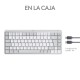 Wireless Keyboard Logitech 920-010799 English EEUU White QWERTY White/Grey