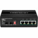 Switch Trendnet TI-UPG62 RJ-45 SFP Negro