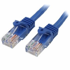 Cable de Red Rígido UTP Categoría 6 Startech 45PAT3MBL 3 m Azul