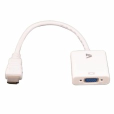 Adaptador HDMI a VGA V7 CBLHDAV-1E           Blanco