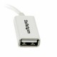 Micro USB to USB Cable Startech UUSBOTGW             White