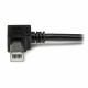 Cable USB A a USB B Startech USBAB2MR Negro