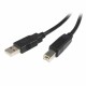 USB A to USB B Cable Startech USB2HAB50CM          Black