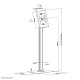 Tablet Mount Neomounts FL15-650WH1 White