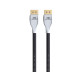 Cable HDMI Powera 1520481-01 Negro/Gris 3 m