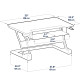 Soporte de Mesa para Pantalla Ergotron WorkFit-T